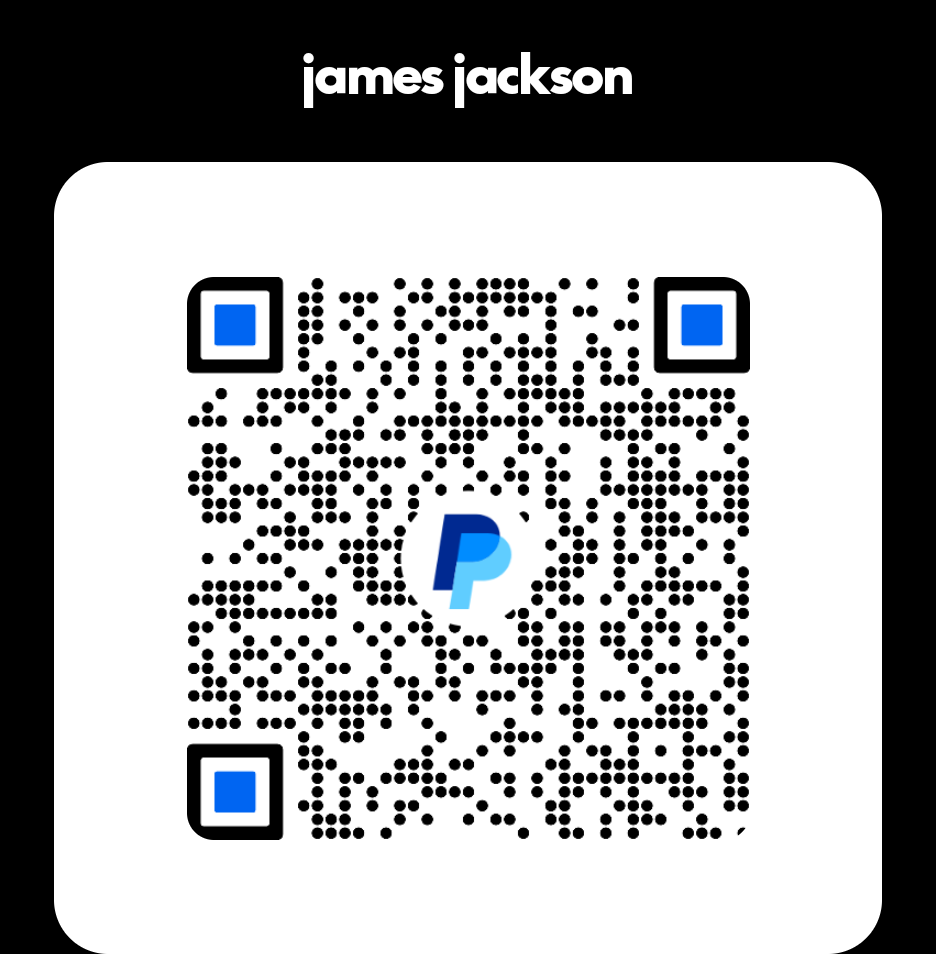 PayPal QR code for supporting BeeRadBuzz